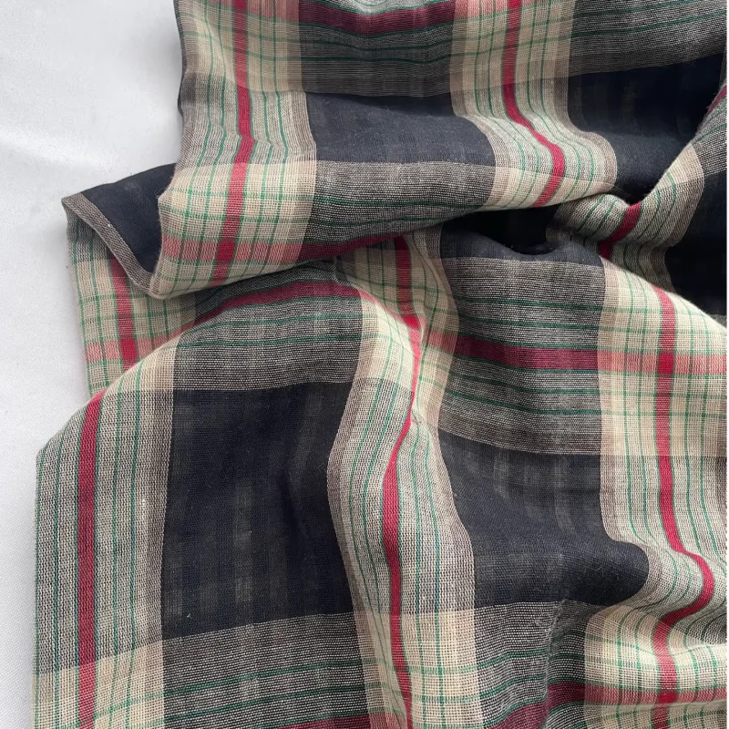 

Casual woven double-layered cotton fabric for shirt blouse dress clothing fabric handmade soft diy fabric