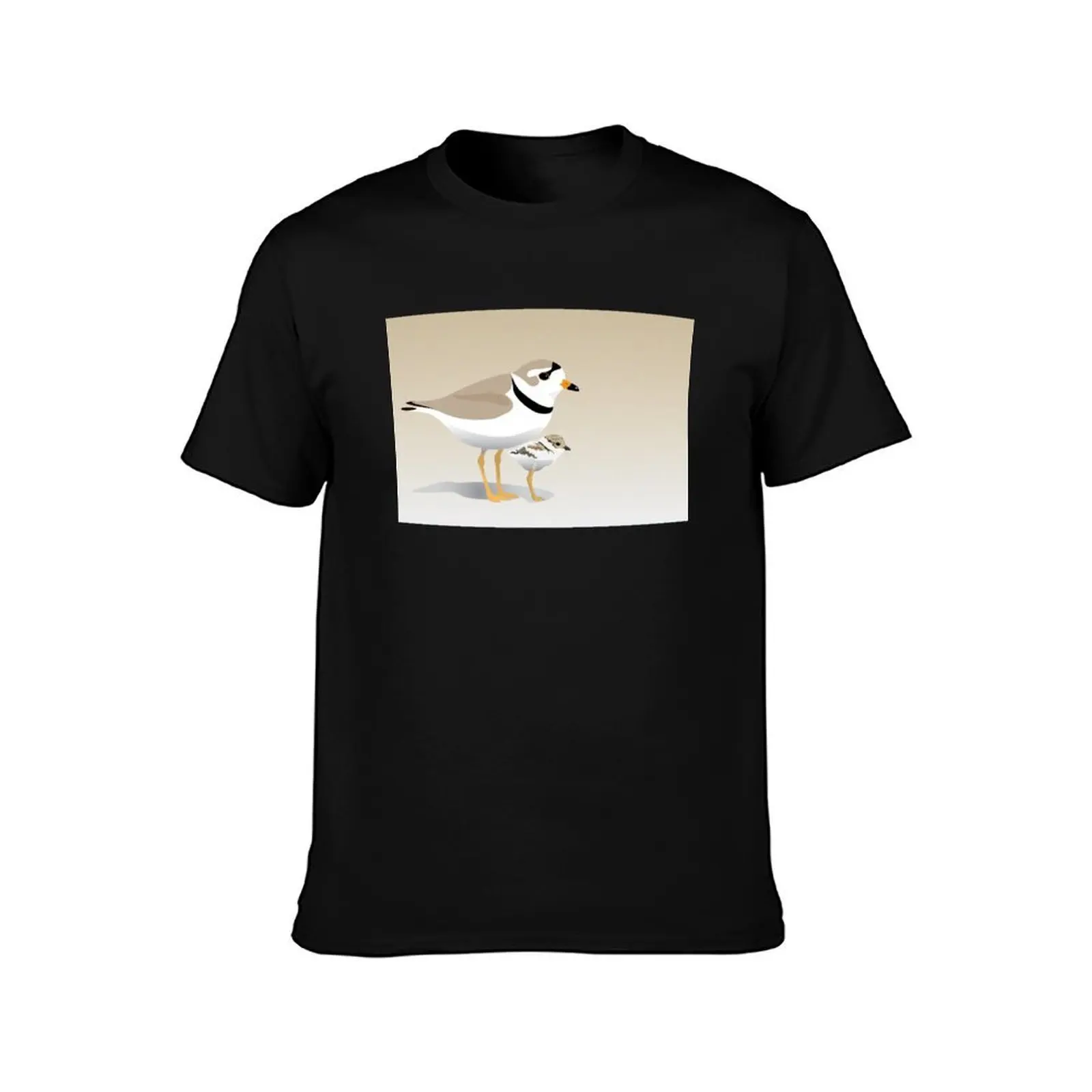 Piping Plover and chick T-Shirt Holiday Outdoor T-Shirt