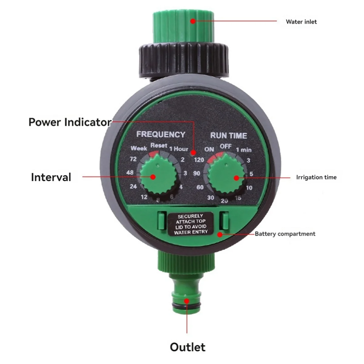 Automatic Watering Timer Garden Irrigation Timer Water Pressure Controller System Precision Control Device