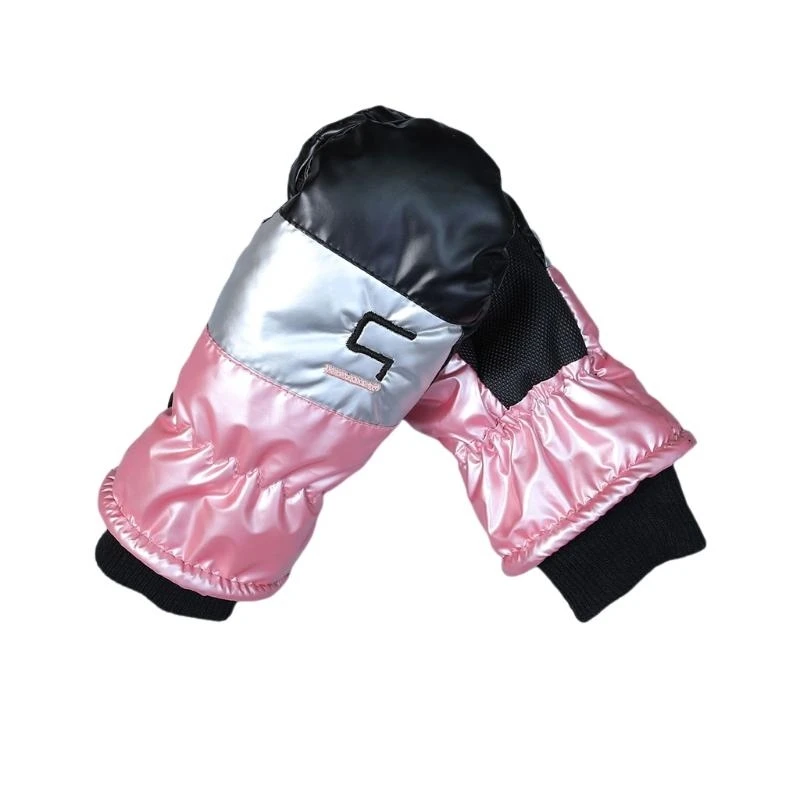 

Q1FE Children's Bag Finger Sports Ski Gloves for Camping Rock Climbing Windproof