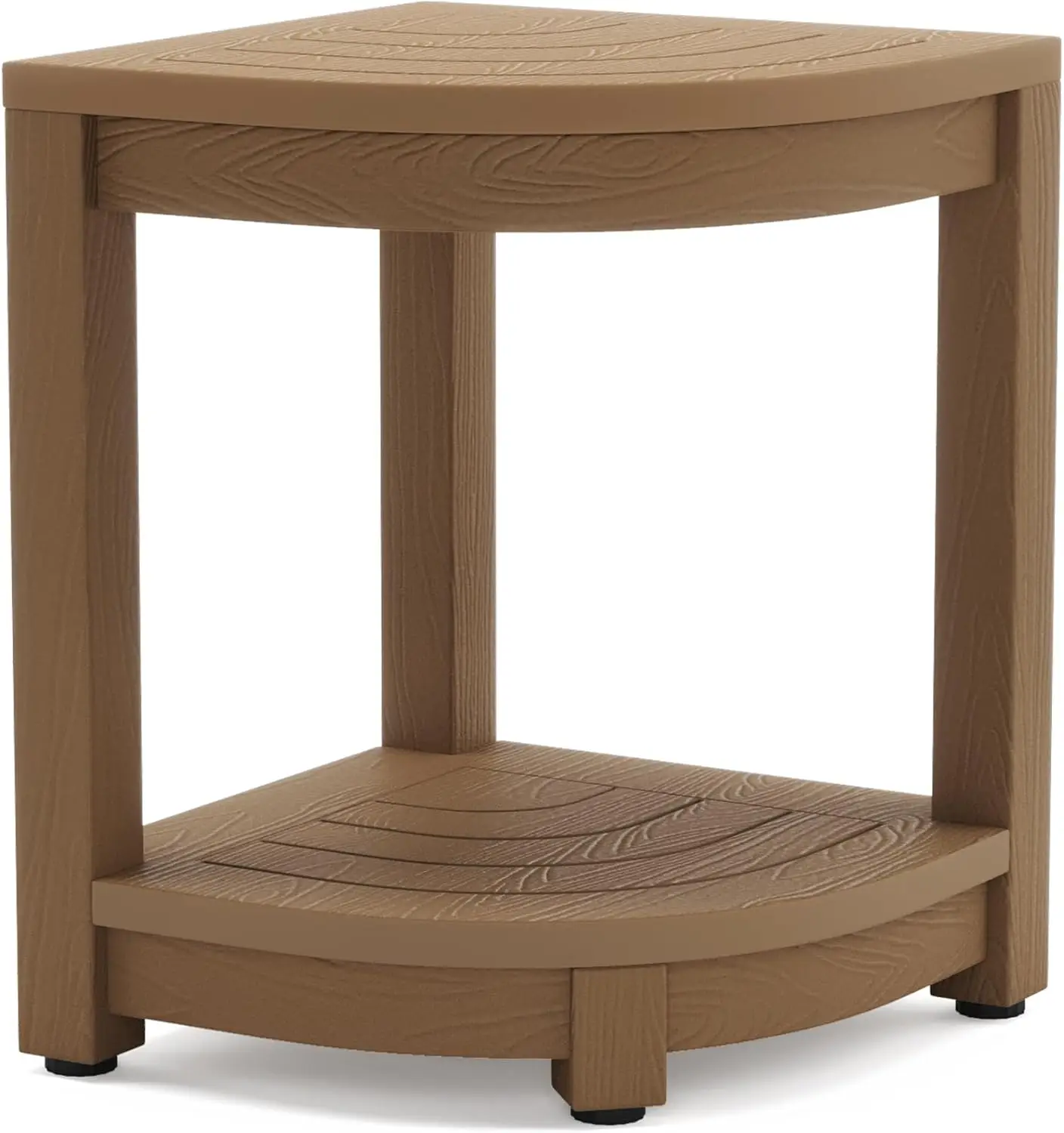 

Угловая скамья для душа с водонепроницаемым хранилищем, регулируемыми ножками для использования в ванной или на открытом воздухе