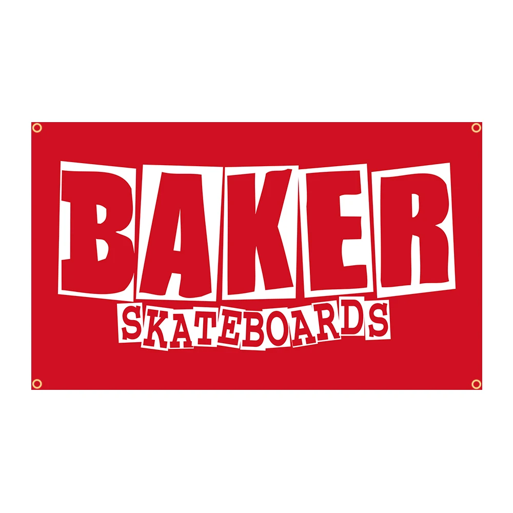 90x150cm BAKERS SkateBoard Flag Polyester Printed Skate Banner Park or Outdoor For Decoration