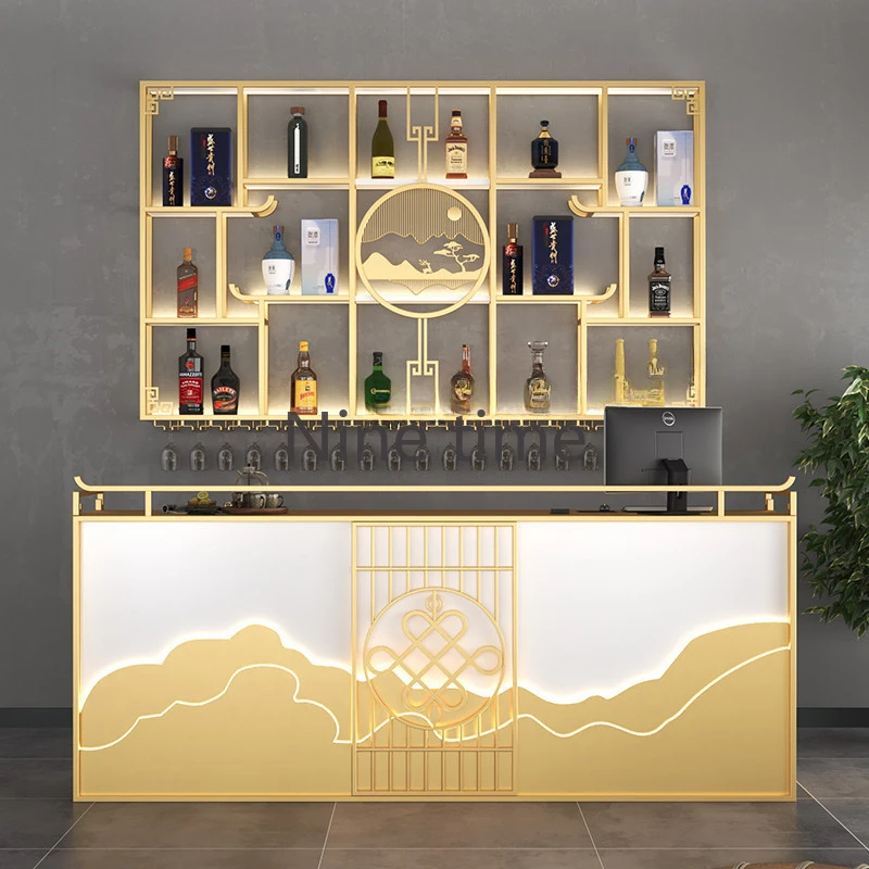 

Vinegar Modern Bar Cabinet Furniture To Assemble Coffe Organizer Nightclub Display Kitchen Storage & Organization Liquor Corner