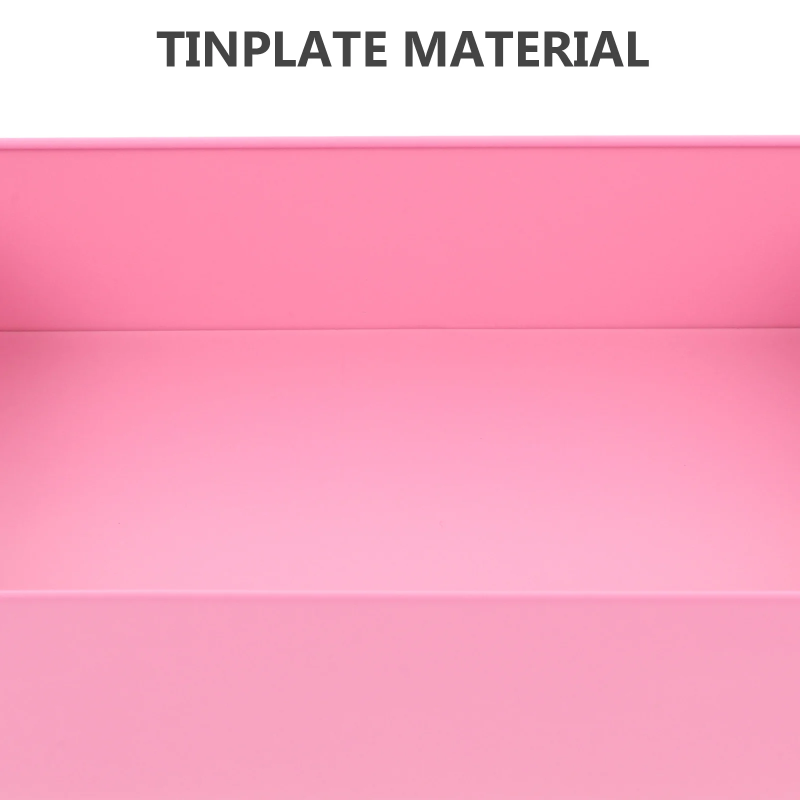 

Multiuse Storage Box Small Tins with Lids Cake Pink Tinplate Holiday Containers