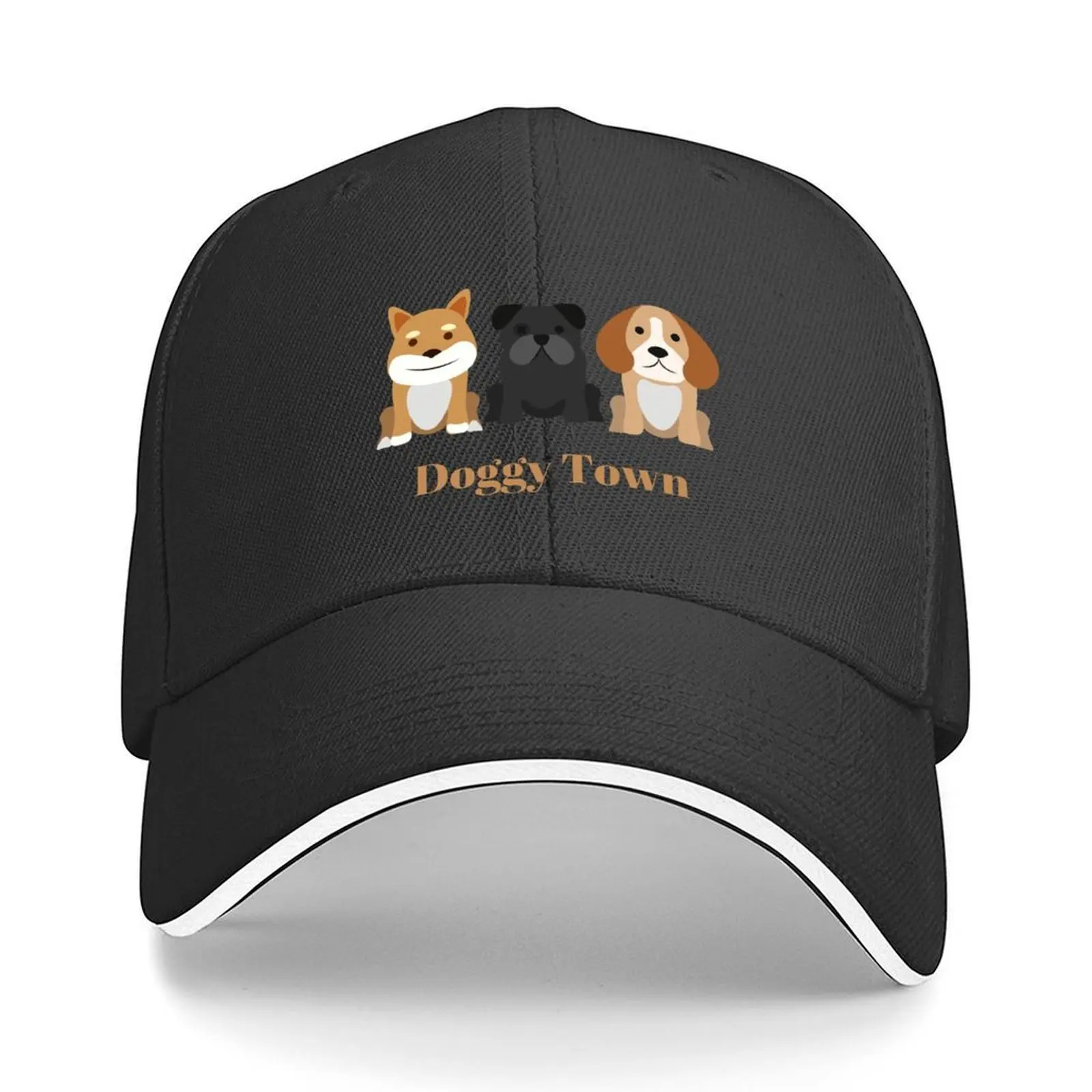 

Dog lovers, Pets, Cute dogs, Doggy town Baseball Cap Sunhat Hat Man Luxury New In Hat beach hat Hats For Men Women's