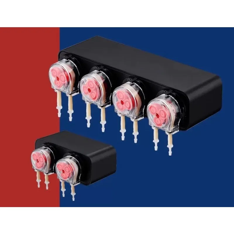D2 D4 Aquarium Dosing Pump 2 4 Channel Peristaltic Pump APP Auto Liquid Doser For Reef Planted Aquarium