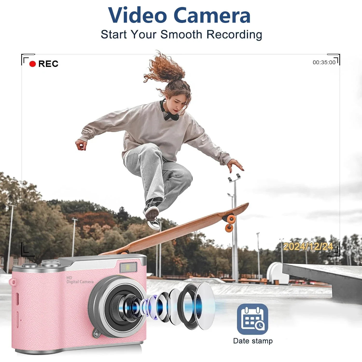 Digital camera，high-definition camera suitable for photography，video recording，autofocus，high-definition pixel camera，anti shake