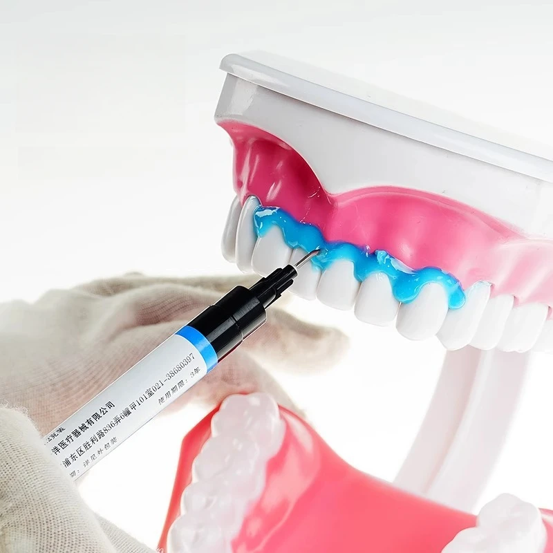 1.5/3.0ML Dental Gum Protector Oral Care Sealing Gel Curable Seal Tooth Sculpture Blue Barrier Resin Professional Protector