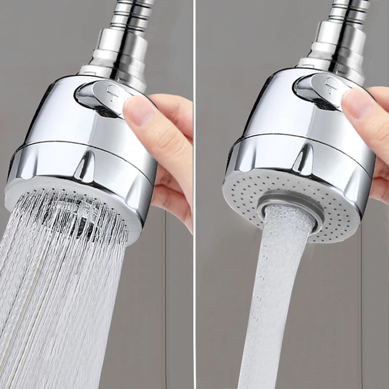 2/3 Modes Universal Kitchen Faucet Adapter 360 Rotation Faucet Filter Extenders Kitchen Gadgets Spray Water Saving Tap Nozzle
