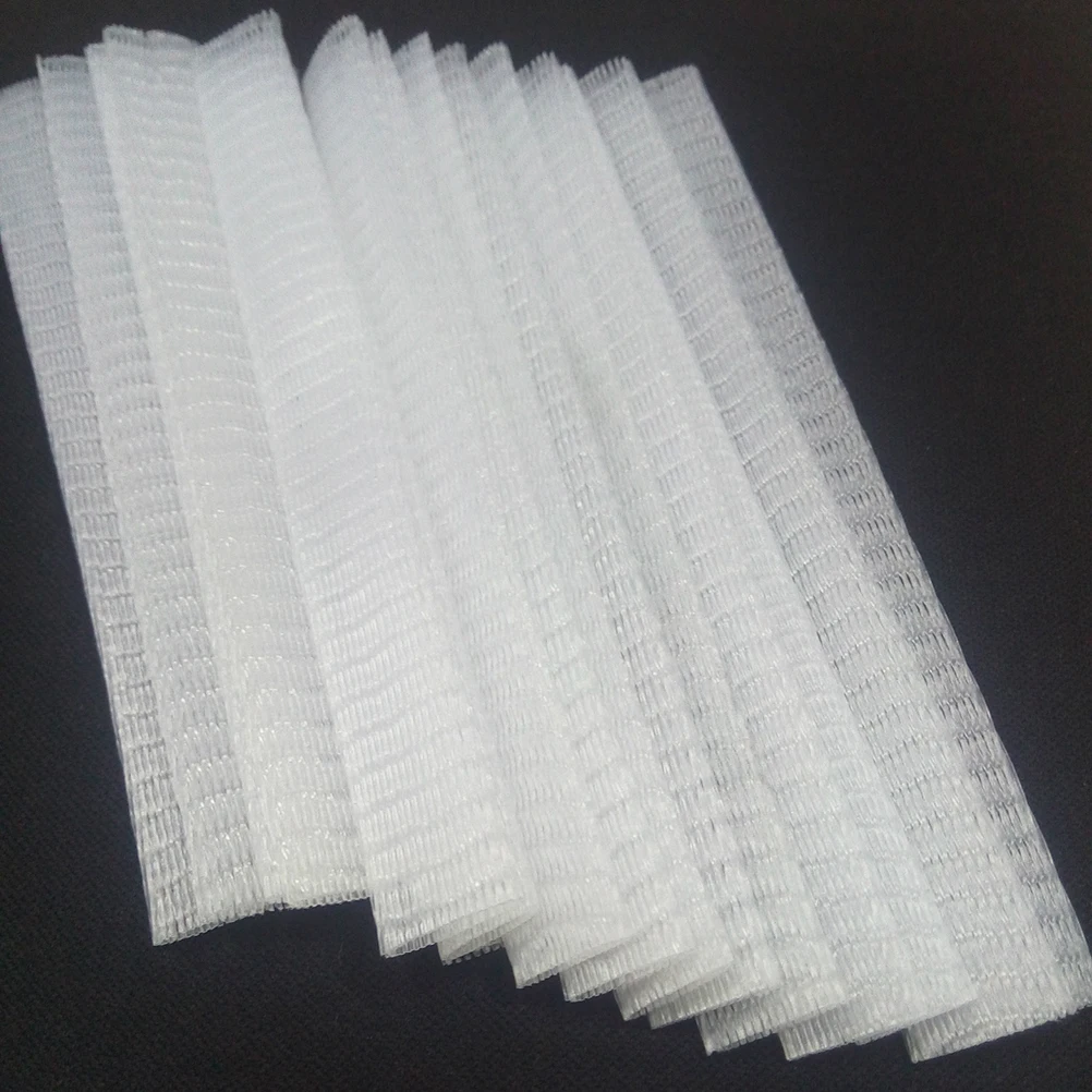 50-teiliges Make-up-Pinsel-Netz-Abdeckungs-Set – schützende wiederverwendbare Kappen für die Aufbewahrung auf Reisen, ungiftige elastische Abdeckungen zum Schutz von Borsten