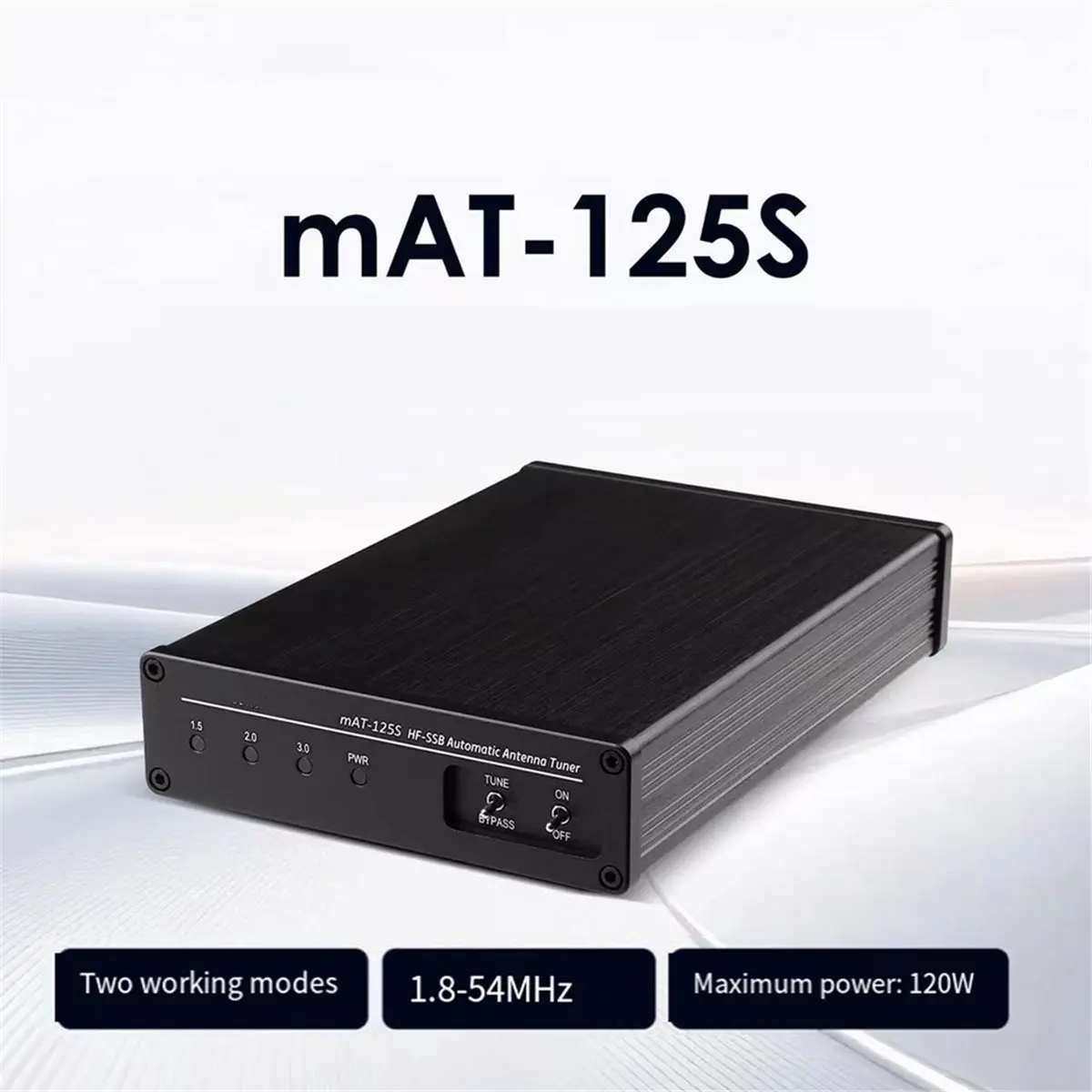 mAT-125S HF-SSB 1.8-54MHz Universal Automatic Antenna Tuner 120W Antenna AUTO TUNER For  ICOM YAESU KENWOOD Ham Radio