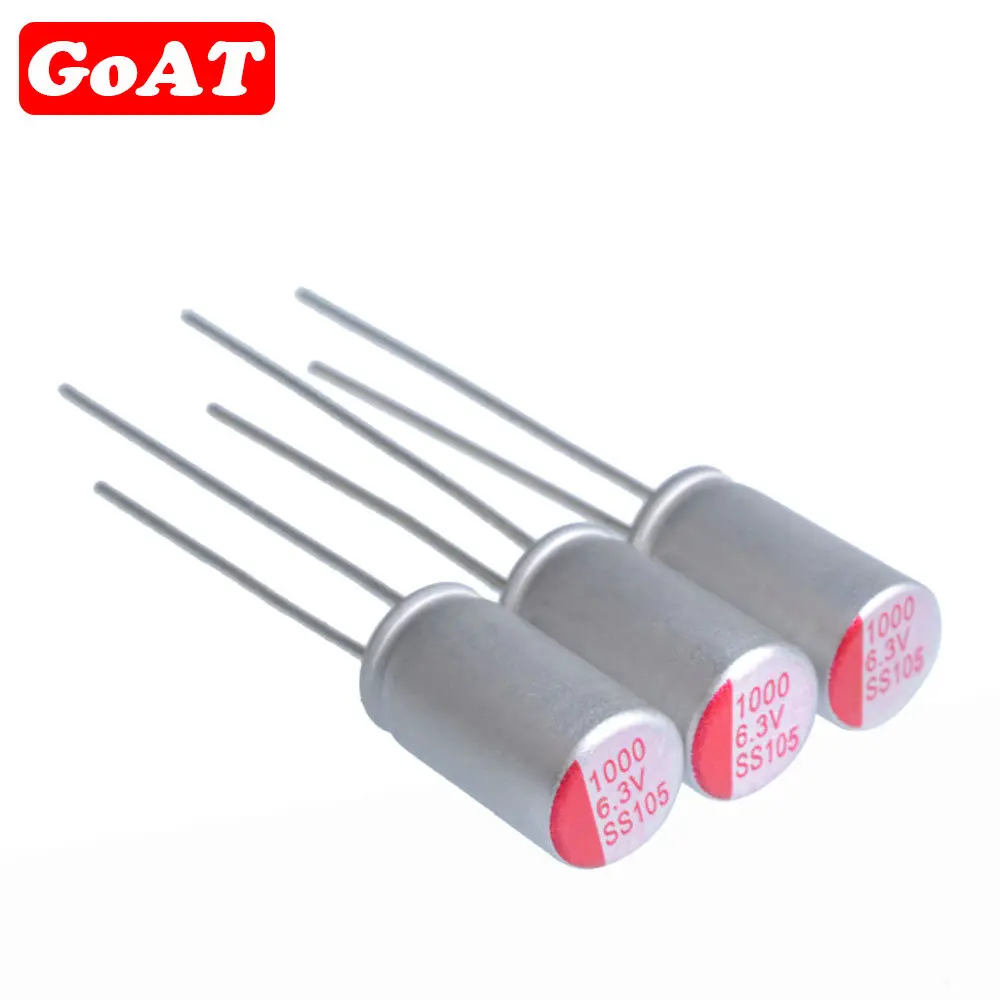 Polymer Solid Capacitor 6.3V 10V 16V 25V 35V 50V 100V 4.7uF 10uF 22uF 33uF 47uF 68uF 100uF 220uF 270uF 330uF 470uF 1000uF 2200uF