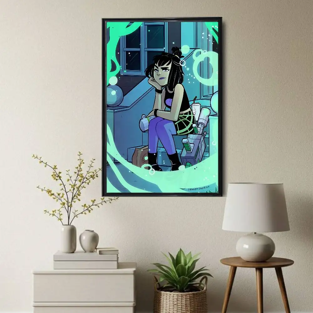 Invincible Danny Dani Phantom Dorm Living Room Aesthetic Wall Decoration Painting Poster Stickers