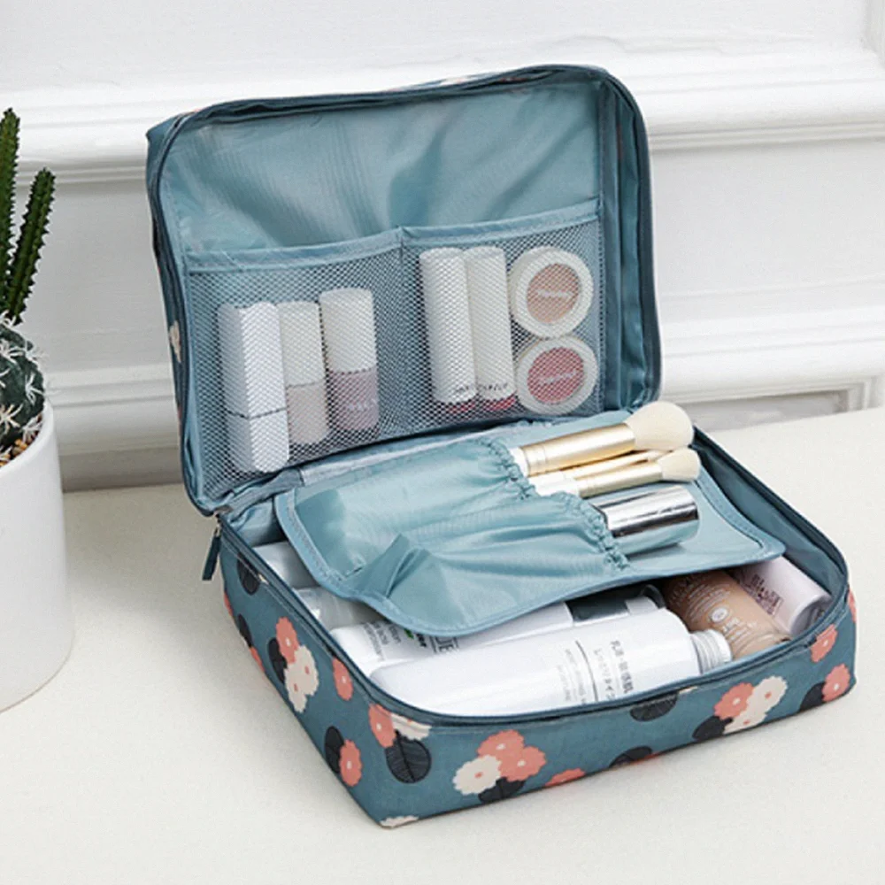 

Portable Waterproof Multifunction Travel Cosmetic Bags, Makeup Toiletries Organizer Bag, Make Up Case