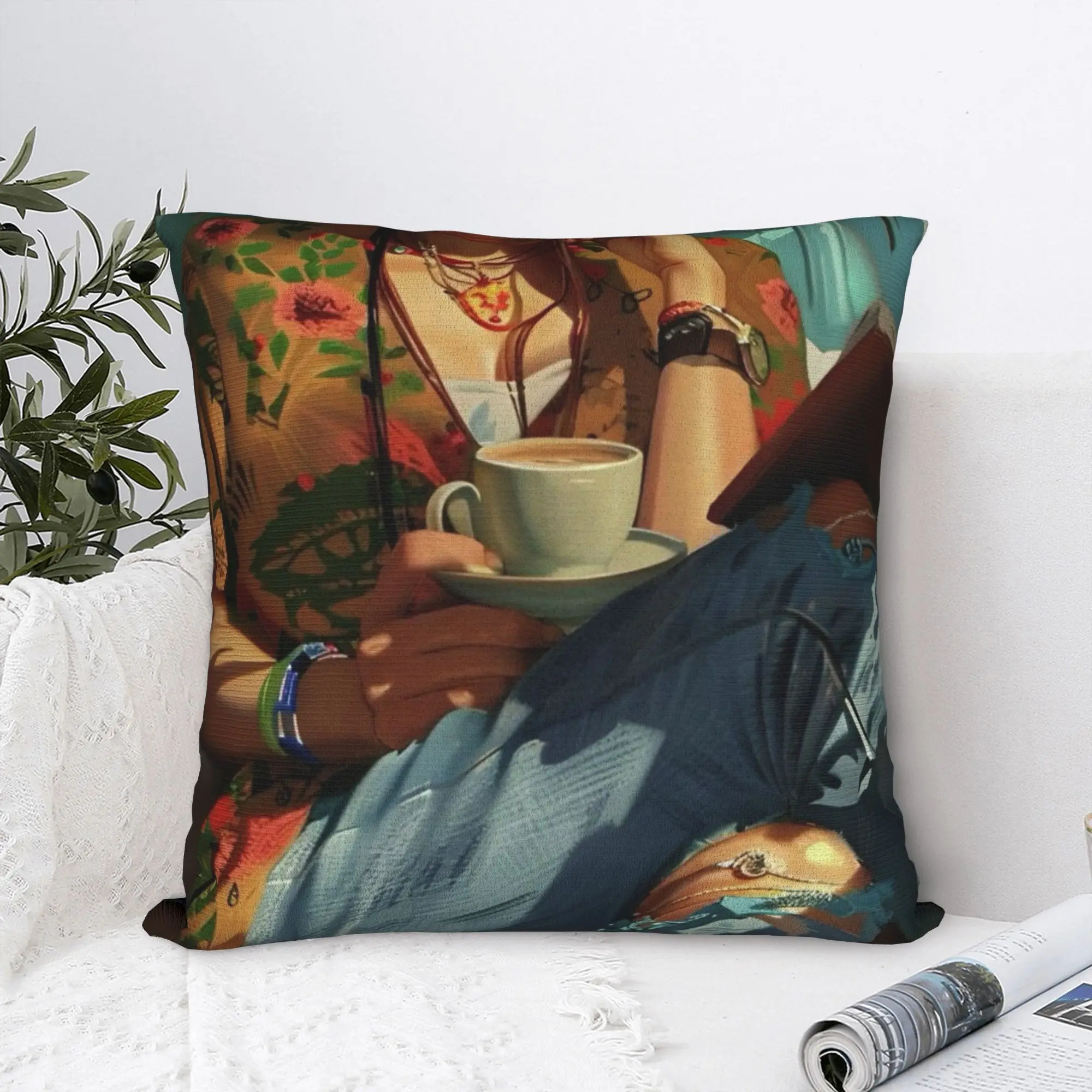 F-Fridas K-Kahlooo Pillowcases  Funny Pillow Case For Sofa Home Decoration Comfy Pillow Cover