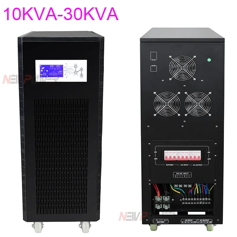 Solar 20KVA Pure Sine Wave Inverter DC96V 192v Input 16KW Three Phase 380V Output Power Converter  MPPT PWM Controller inverter