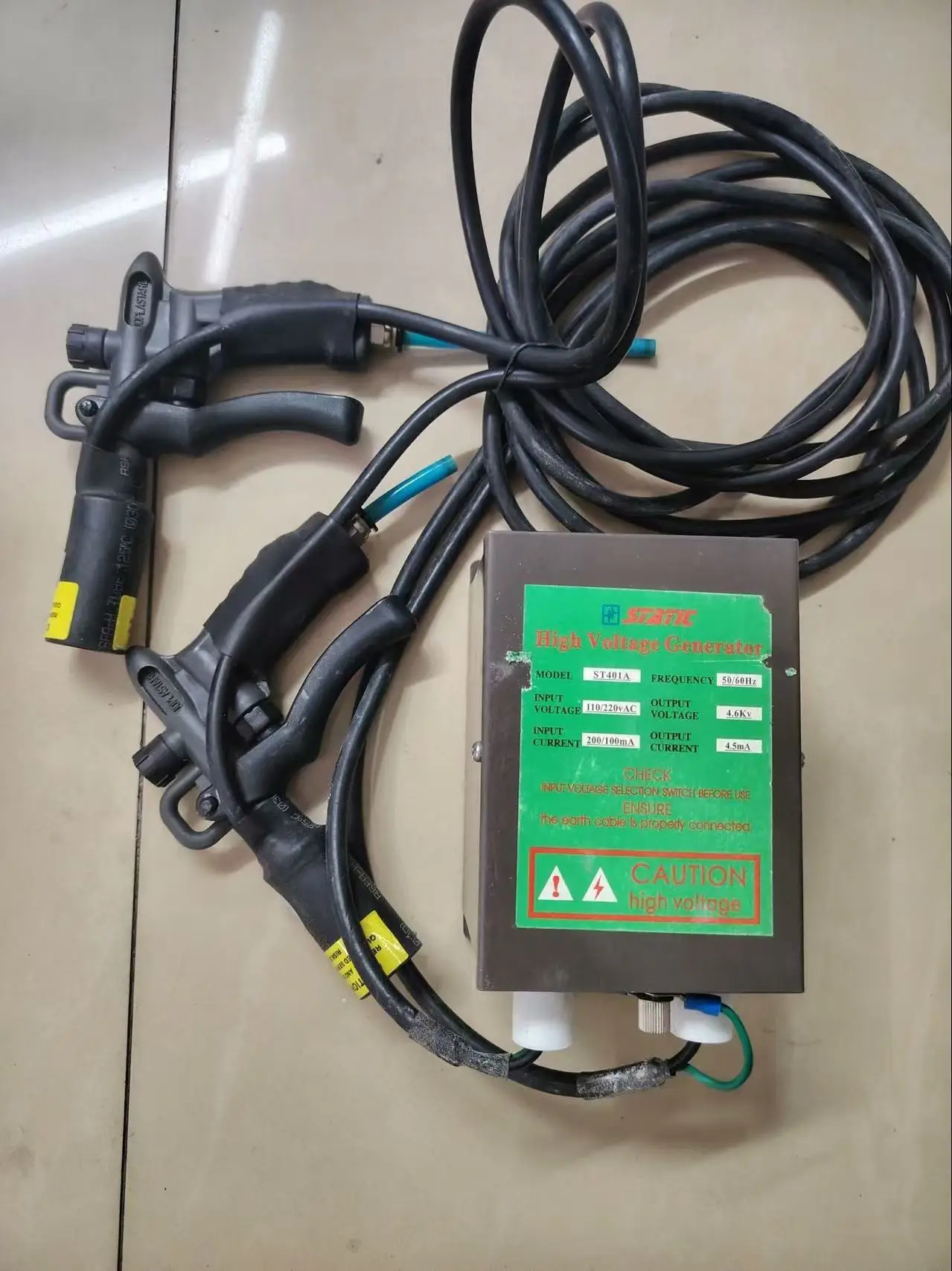 

Antistatic Air Gun Ionizing Air Gun Electrostatic Gun with High Voltage Generator 110V/220V