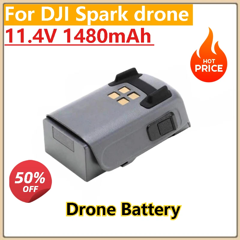 

100% New High Quality 11.4V 1480mAh Replacement Drone Battery for DJI Spark drone