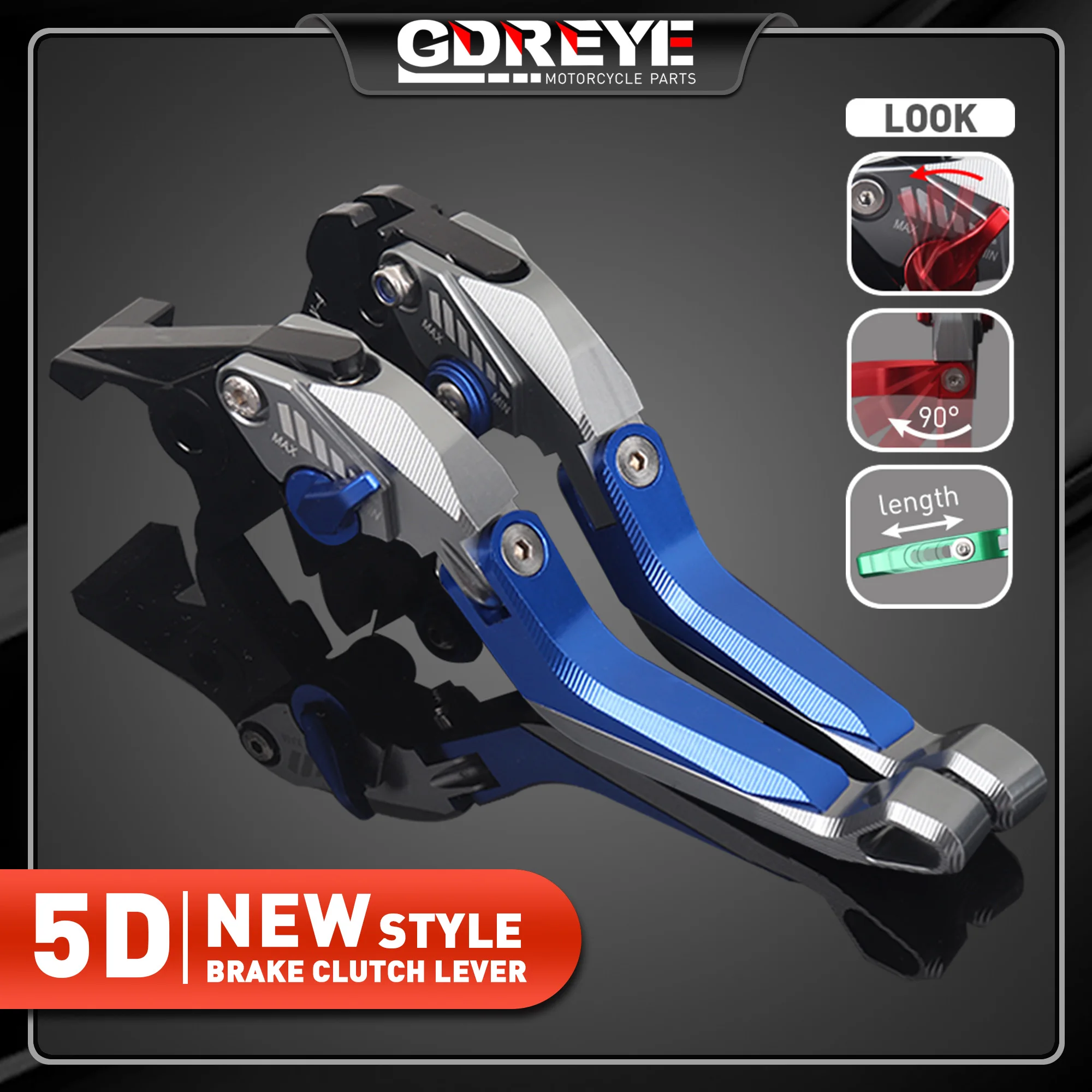 For BMW F700GS F650GS F800R F800GT F800ST F800S F800GS/ADV Motorcycle Aluminum Adjustable Foldable Extending Brake Clutch Lever