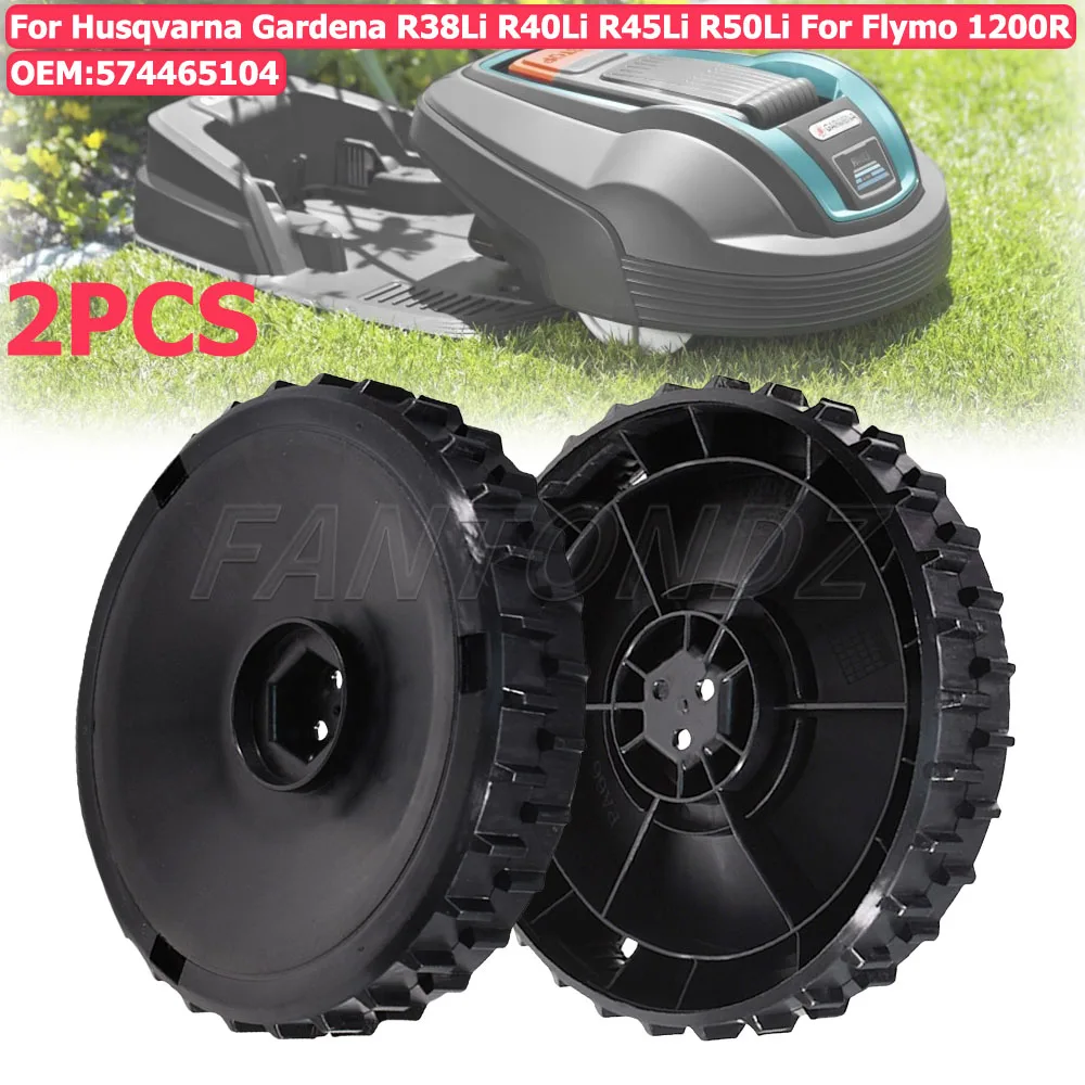 

2 шт., переднее колесо газонокосилки-робота, замена колеса 574465104, колесо газонокосилки для Gardena R38Li R40Li R45Li R50Li R70Li R80L