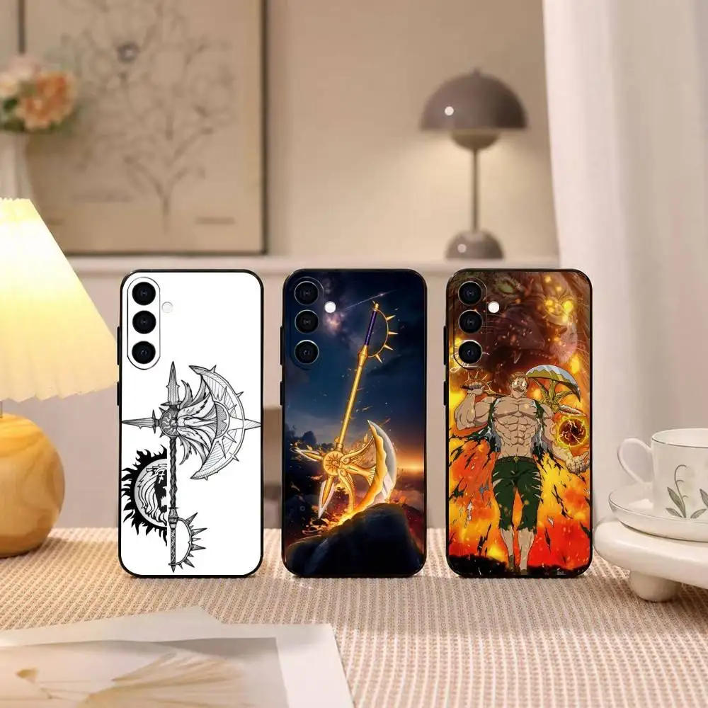 The Seven Deadly Sins Escanor  Phone Case For Samsung Galaxy A73,A72,A71,A70,A53,A52,A51,Others Soft Black Cover