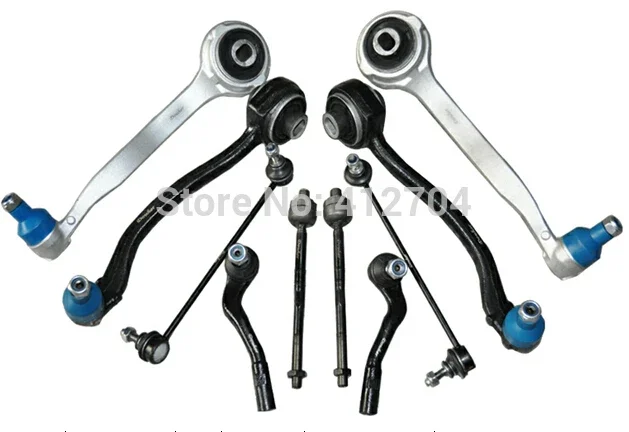 Kit de Suspension, pièces de rechange automobiles, bras de commande, utilisation pour mercedes C-LASS W203, 10 pièces par ensemble