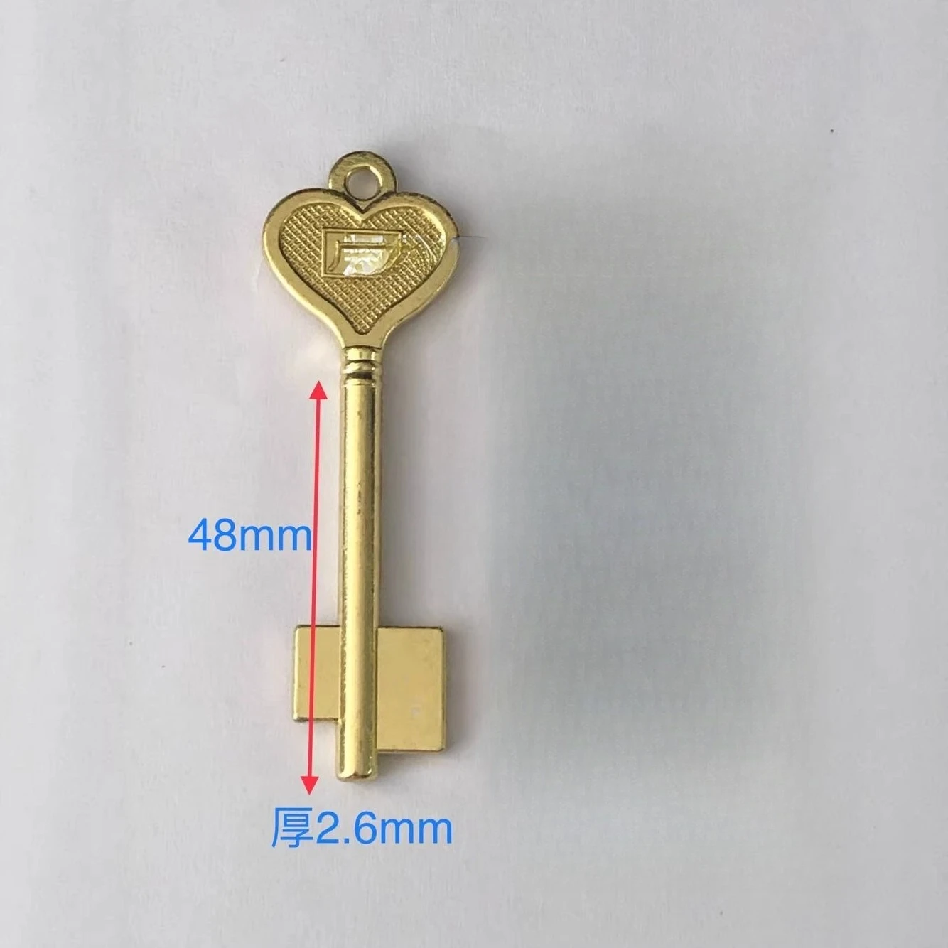 10-pcs-heart-handle-diebold-key-embryo-vault-safe-clip-safe-double-flagpole-blank