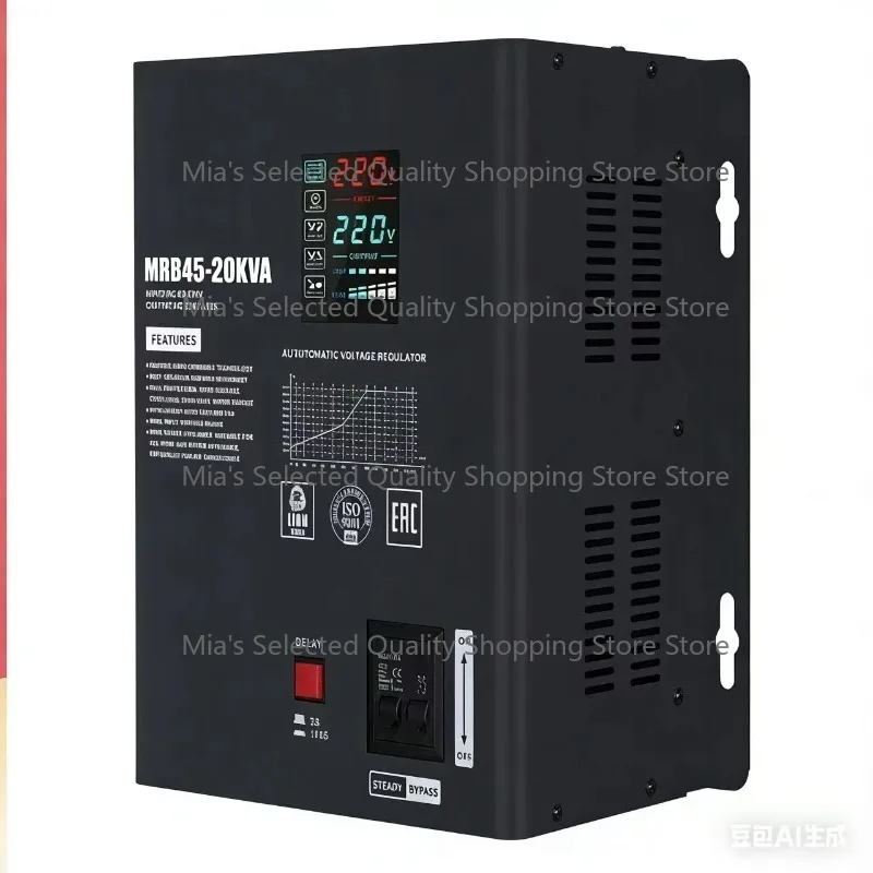 Electronic Wall Mounted Single-phase Stabilizer 220V Ultra-low 45V Household 20KVA