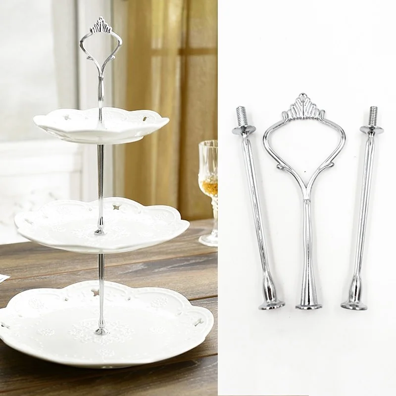 

Parties Cake Rack Multi-Layer Silver Cake Shelf Wedding Banquets Creative Plating Decoration Party Display Supplies