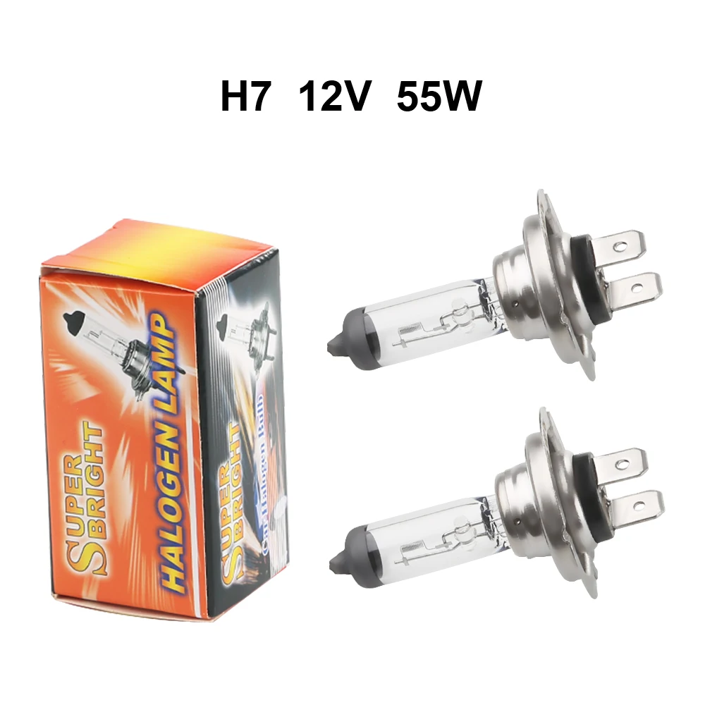 H7 12V 55W 4300K halojen araba ampul lambası arabalar ampuller 4300k park lambası 1PC/2 adet H7 far ampulü sis farları stil