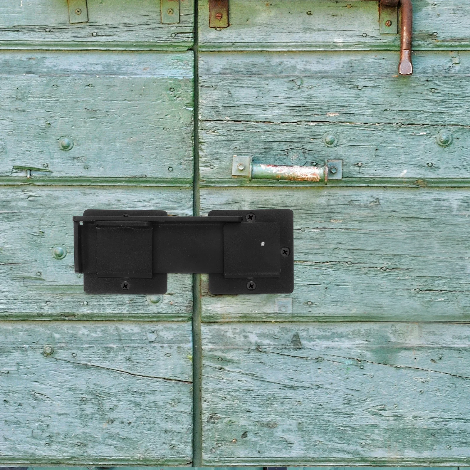 

Adjustable Flip Latch Lock Heavy Duty Aluminum Alloy For Barn Shed Fence Outdoor Double Gate Garage Yard Fence Gate