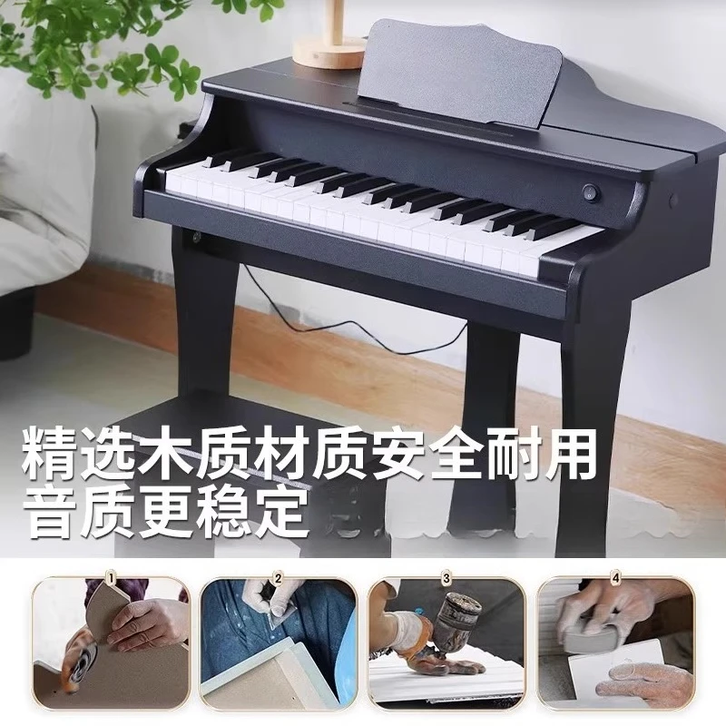 Grand piano Children's electronic organ can be played for beginners
