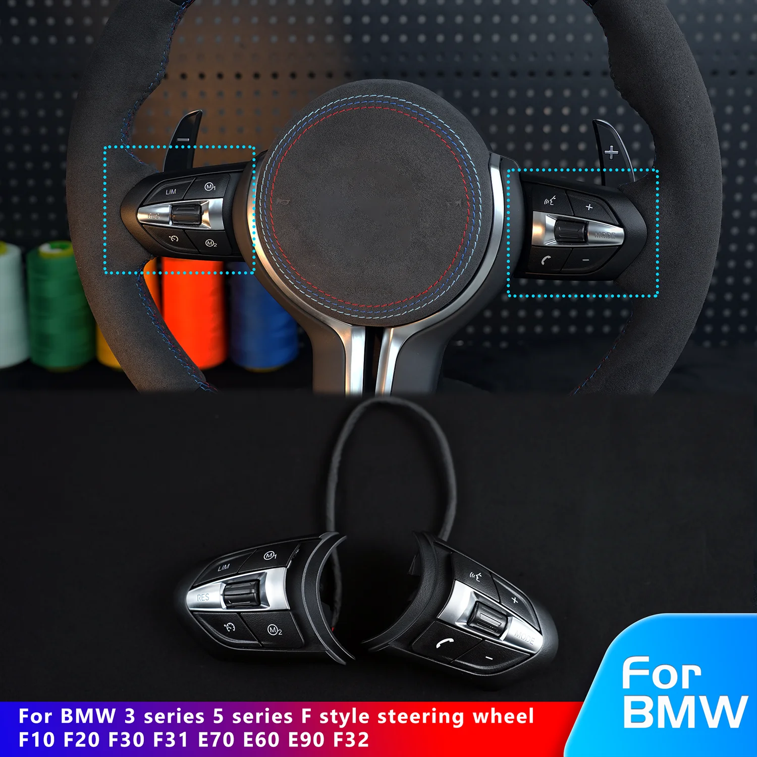 For BMW 3 Series 5 Series F20 F30 F31 F35 F10 F11 F18 E90 E91 E92 E93 G30 Steering Wheel Button and Without M1 M2 Button