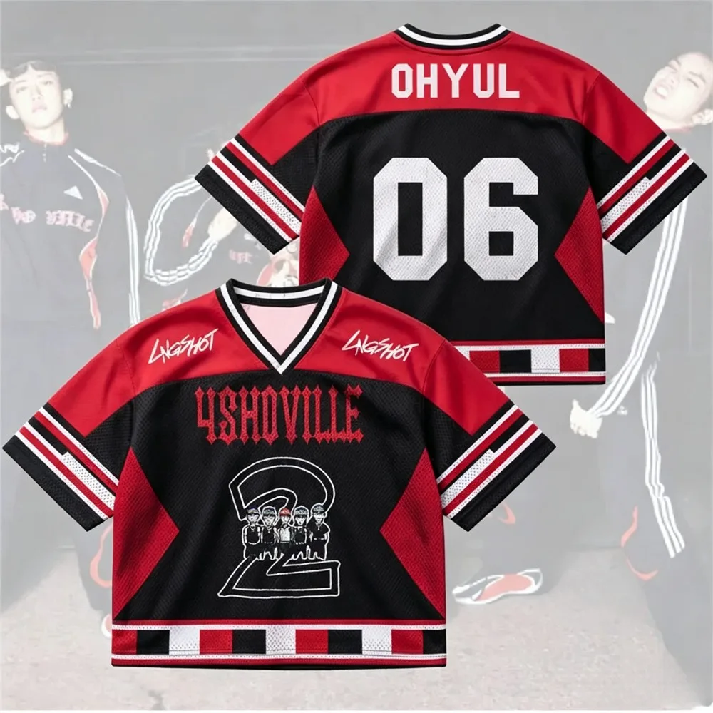 2026 LNGSHOT 4Shoville Album Jersey Fan Gift Fashion Street Wear Y2k Top Vacation T-shirt Men and Women T-shirt Summer