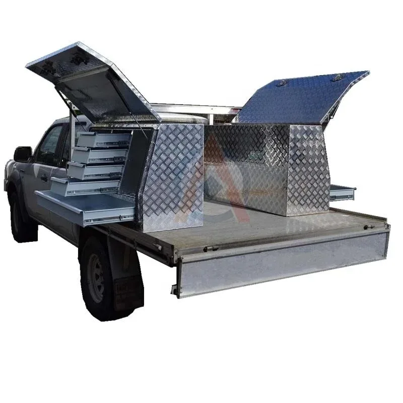 Truck Camper Tool Box Manufacture Five Drawers Side Opening Aluminum  Tool Box