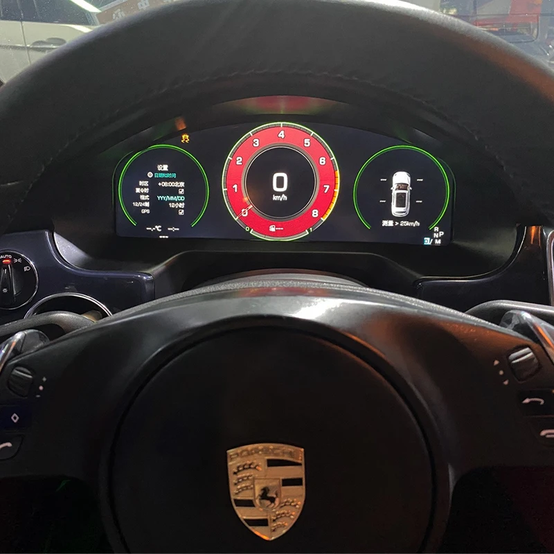 For Porsche Panamera 2010-2016 970 Car Modification Upgrade New LCD Instrument Panel Display Tachometer Odometer