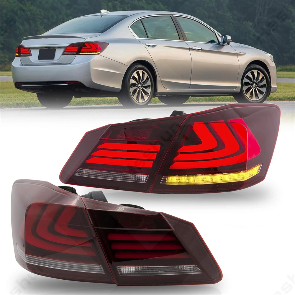 Tail lights For Honda Accord 9th Gen Sedan 2013 2014 2015 Rear Lamp Lighs LED Tail Light Taillight Taillamp Assembly Turn Signal