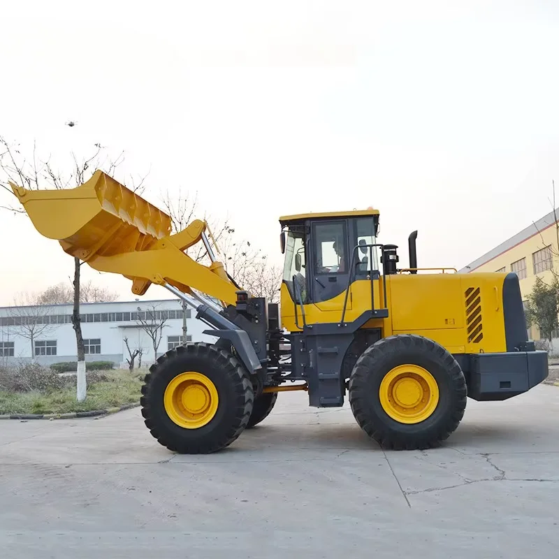 Customized  CE Approved Big Loader Machine 4x4 New Bucket Front Loaders Compact Large Wheel Loader For Farm Construction