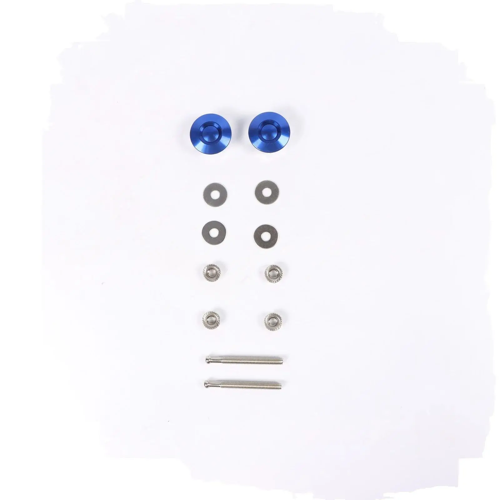 Universal Quick Release Hood Pin Lock Kit 2pcs Aluminum Push Button Latch for All Car Models