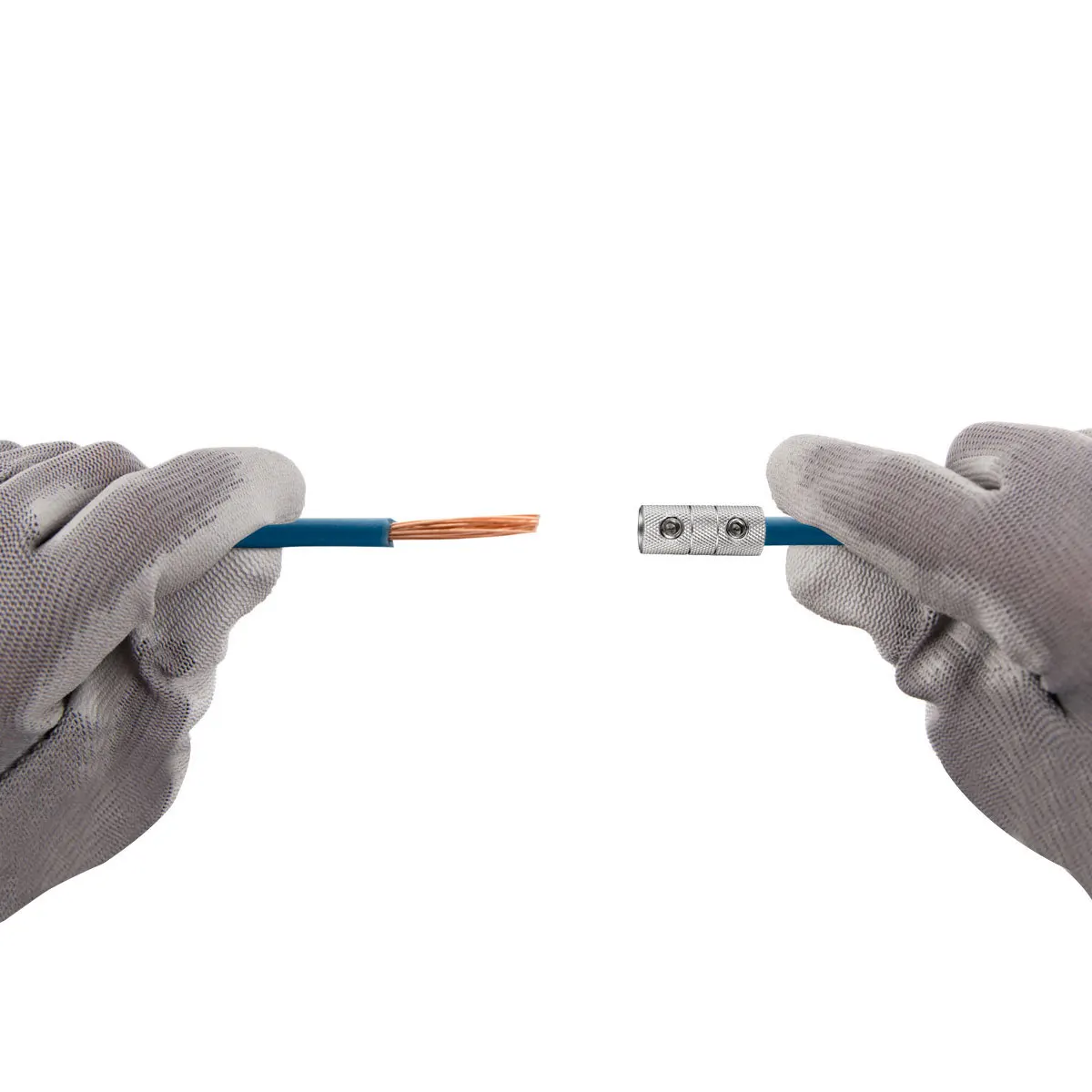 

2Pcs 4 Gauge Audio Wire Couplers Brass Butt Connectors Durable for Car Audio System Modification 4ga Butt Splice Connector