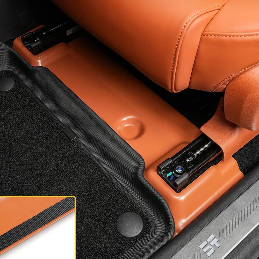 For JETOUR G700 2025-2026 Under Seat Anti Kick Panel Dedicated Seat Bottom Protector Mat Floor Liner Modification Accessories