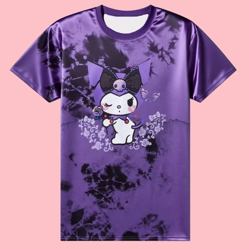 

MOTO-2025 Hot New Style Kuromi T-Shirt Man Women Breathable Casual quick-drying Short Sleeve 3D Fashion Clothes