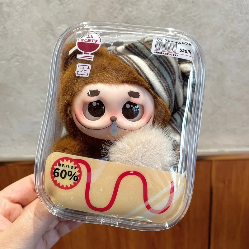 شفافة بولي كلوريد الفينيل الغبار تخزين أكياس ل 12 سنتيمتر أفخم دمية الإبداعية اليابانية السوشي نمط دمية عرض أكياس واقية 2026 #3