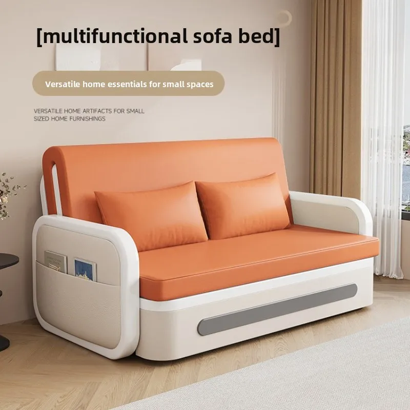 small apartmen sofa bed lunch break folding balcony sofa bed multi-functional retractable divano letto in offerta home furniture
