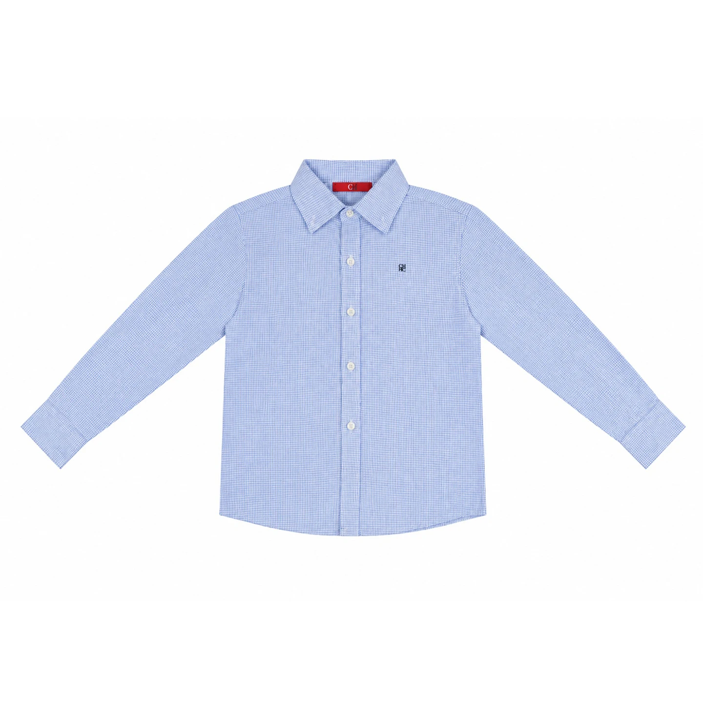 CH Besticktes Langarm-Shirt für Mädchen mit Spitzkragen, Reguläre Passform, Sportlich-Aktiv, Weiche Baumwolle, Lässiges Alltags-Oberteil – Detail 3