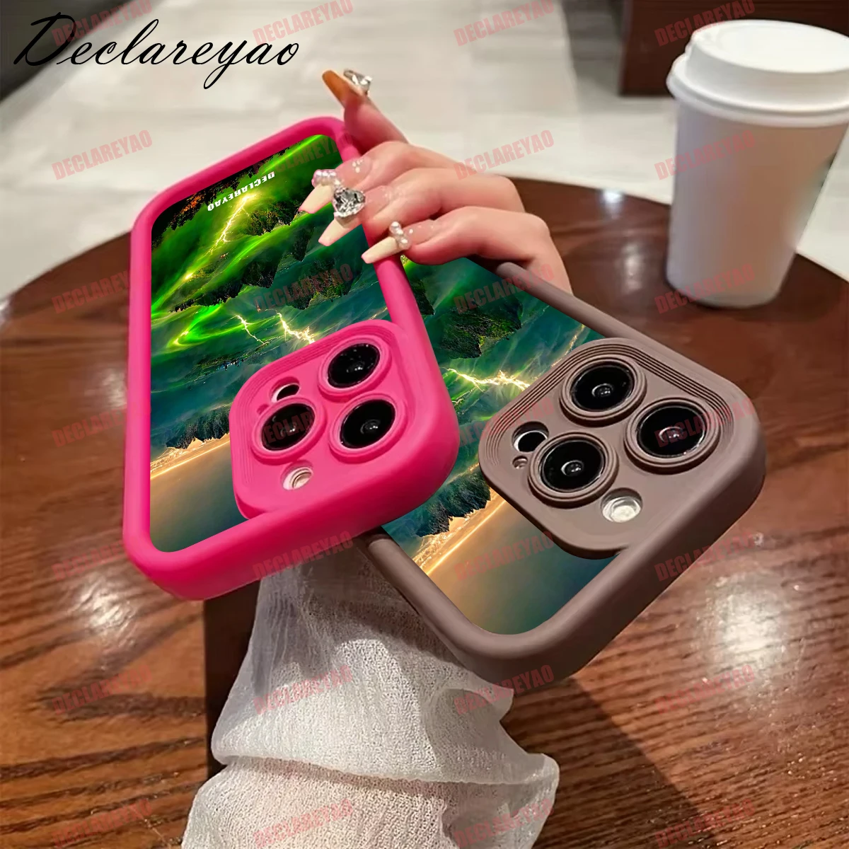 DECLAREYAO ماتي بولي يوريثان لينة خفيفة سليم حالات لسامسونج غالاكسي A06 J8 A56 M51 F15 A01 Prime نوت 20 M30S A يغطي حافظة للصدمات