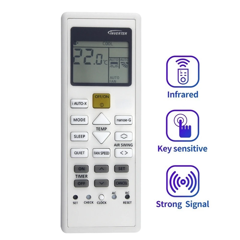 Replace AC Remote Control A75C15970 For Panasonic Air Conditioner A/C Remote Control