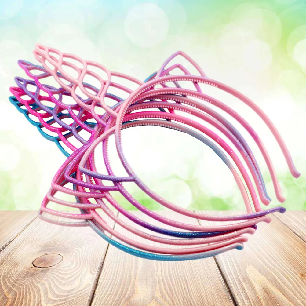 

Набор из 18 ободков для волос с единорогами для девочек, градиентные цвета, блестящие, из полимерной смолы, детские головные уборы для вечеринок, фестивалей, косплея, подарок на день рождения для ребенка