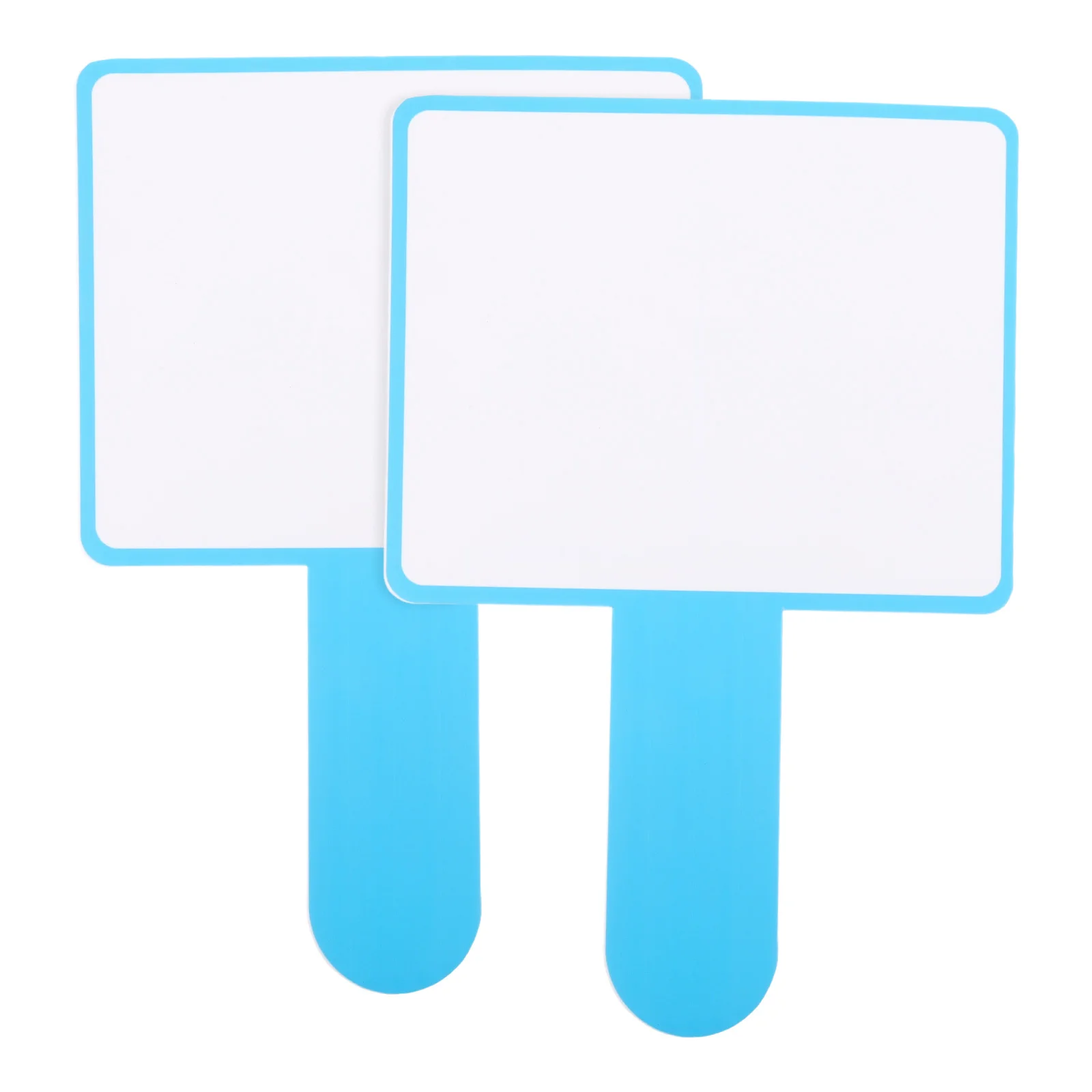 2Pcs Reusable Voting Paddles Lightweight Foam Handheld Whiteboard for Family Game Party Student Learning Classroom Office