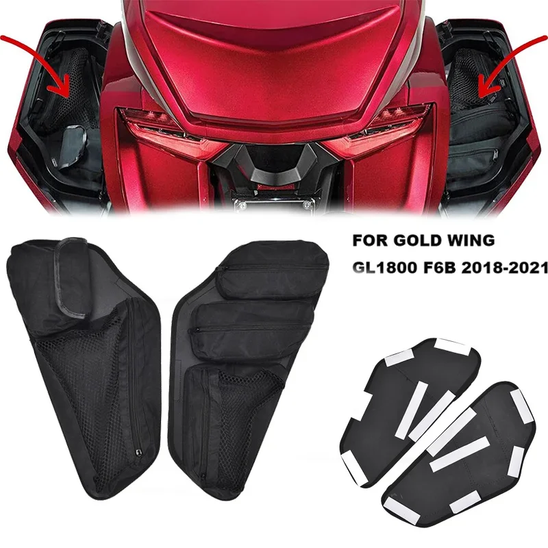

Motorcycle Trunk Lid Organizer Bag Tool Bags Case for HONDA Goldwing Tour DCT Airbag 1800 F6B GL1800 2018-2021
